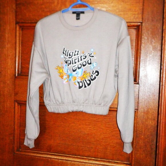 *** FOREVER 21 *** High Spirits & Good Vibes - XS - - Picture 1 of 1
